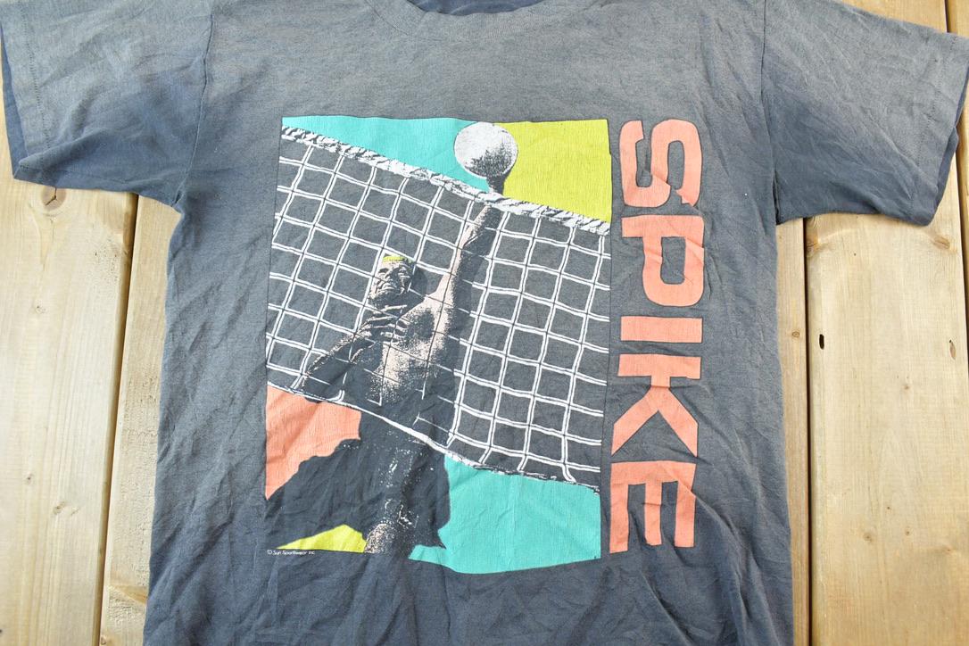Vintage 1980s Spike Volleyball Single Stitch T-Shirt