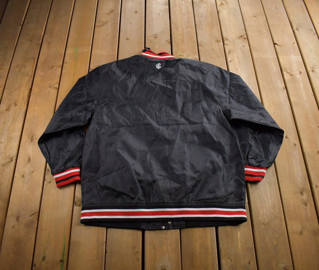 Vintage 2000s Roc A Wear Deadstock Embroidered Windbreaker Snap Button Jacket Size XL