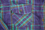 Vintage 1990s Country Touch Plaid Lined Button Up Shirt