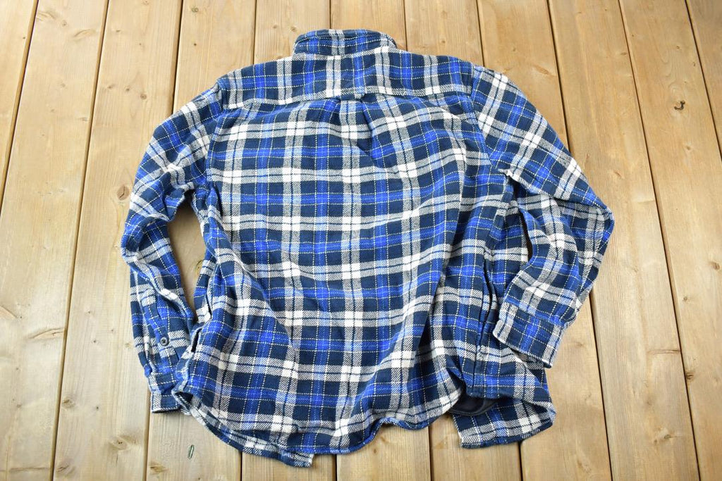 Vintage 1990s Orvis Plaid Western Button Up Shirt Made In USA