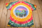 Vintage 1990s Gecko Peace Smoking T-Shirt