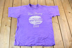 Vintage 1998 Vine Dining Single Stitch Picnic Graphic T-Shirt