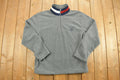 Vintage Tommy Hilfiger Embroidered Quarter Zip Fleece Sweatshirt