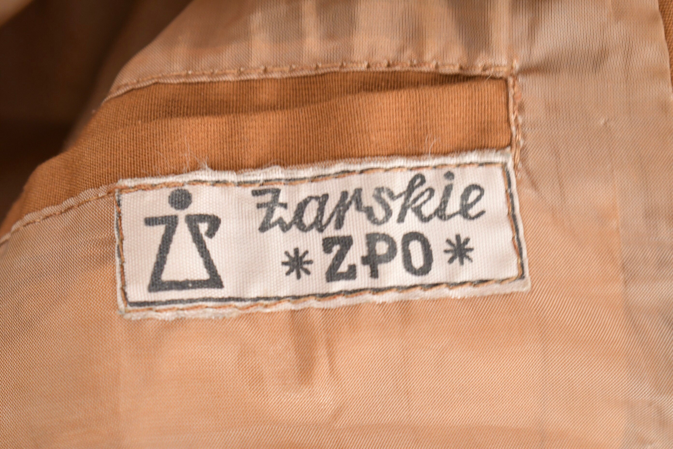 Vintage 1960s Zarskie Polish Trench Coat