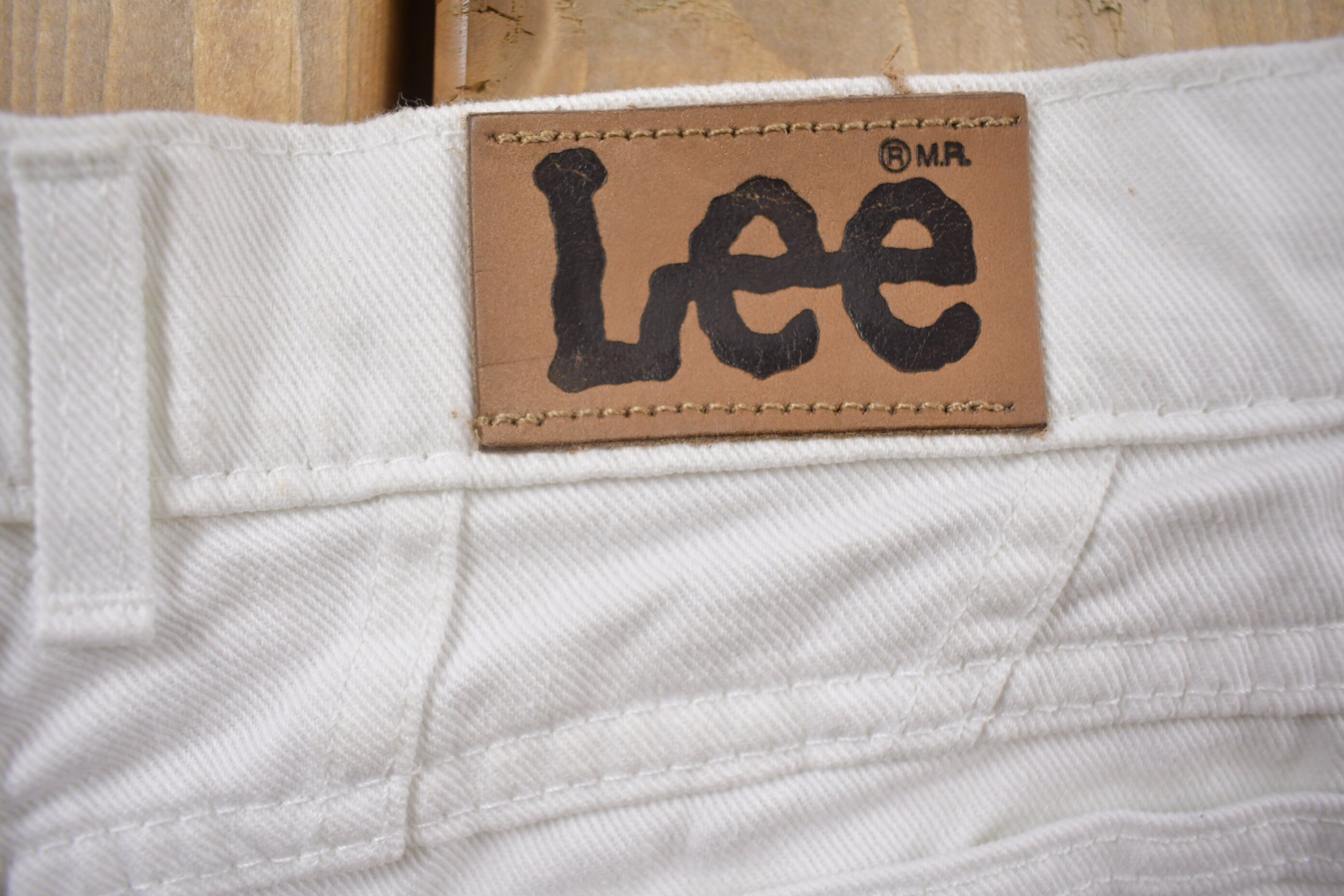 Vintage 1990s Lee Lites White Denim Women's Jeans Size 28 x 28