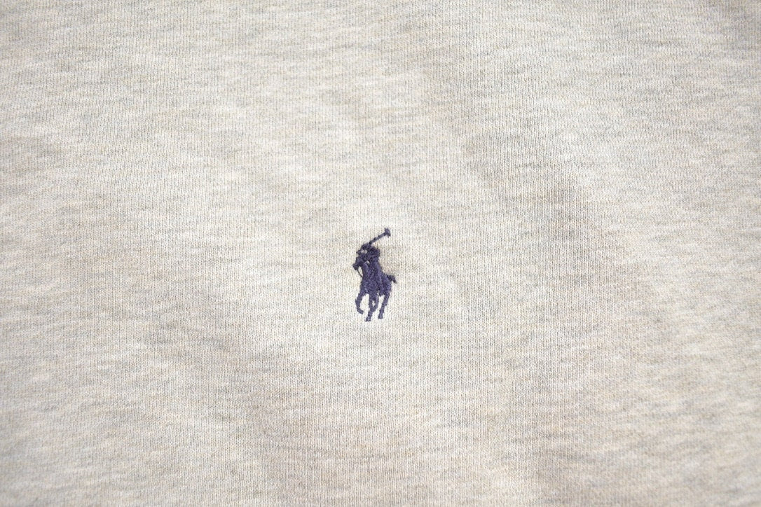 Vintage 1990s Polo Ralph Lauren Grey Crewneck