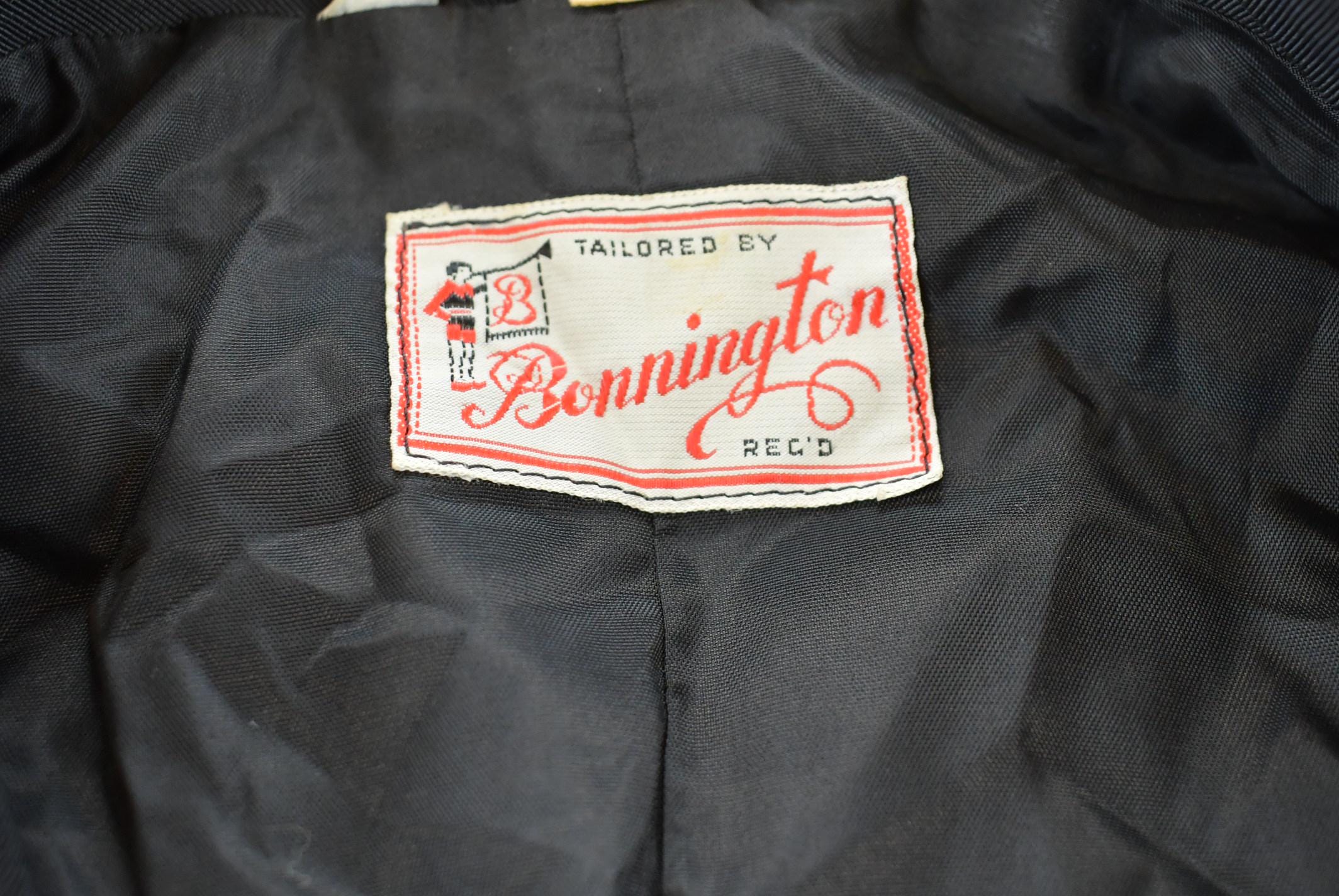 Vintage 1940s Bonnington Tartan Plaid Smoking Jacket Mens M