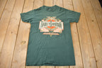 Vintage 1991 Harley Davidson Ride American Single Stitch 3D Emblem T-Shirt Made In USA