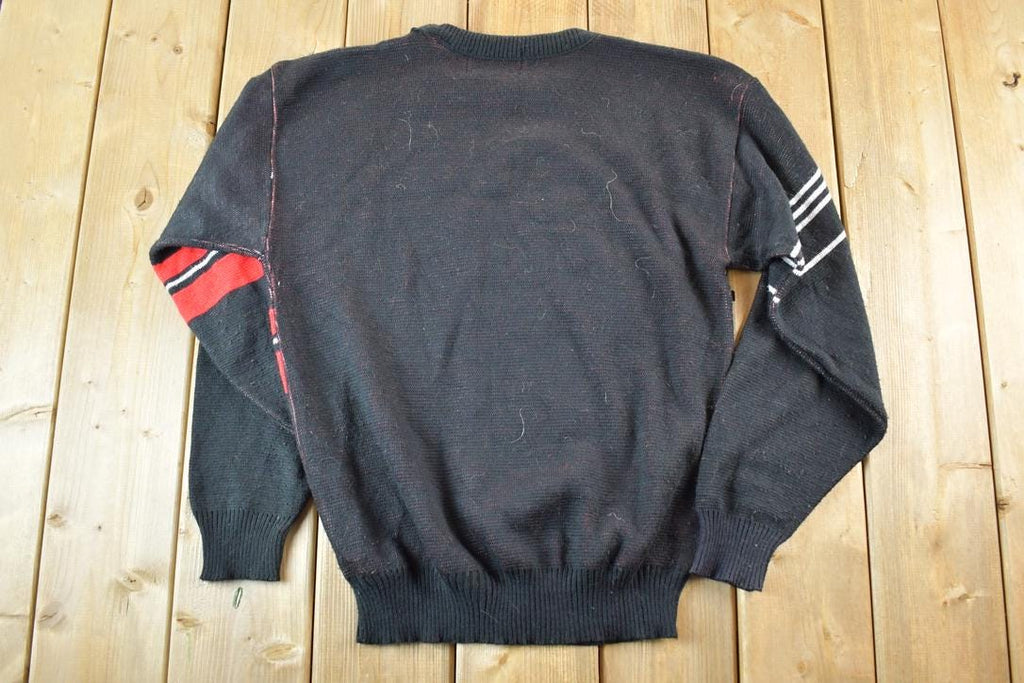 Vintage 1990s Indy Polaris Knit Snowmobile Crewneck Sweater Mens XS