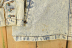 Vintage 1990s Stefano Western Denim Jean Jacket Women's XL