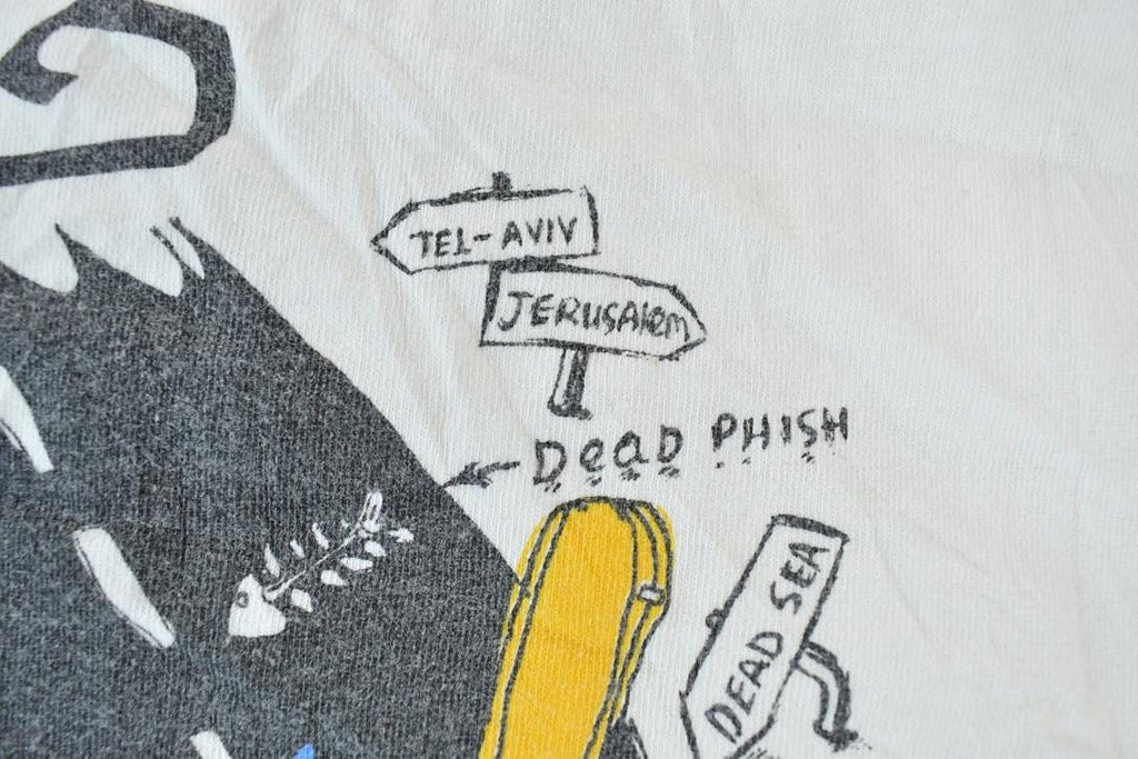 Vintage 1980s Touring Israel Cartoon Single Stitch T-Shirt