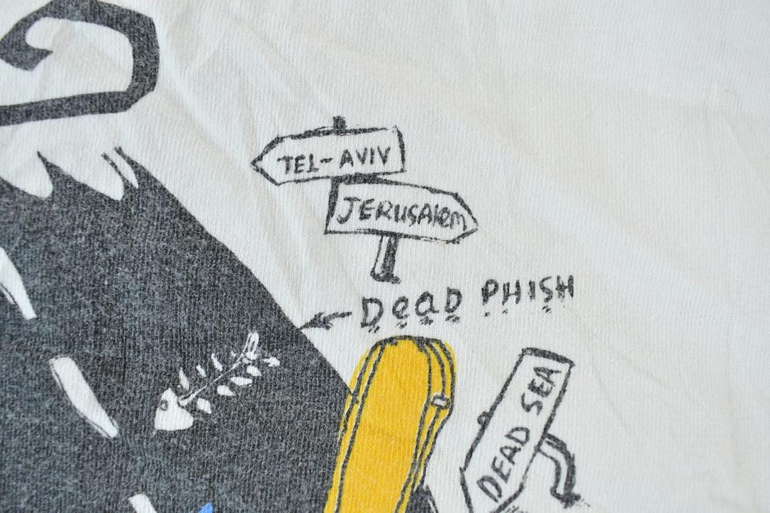 Vintage 1980s Touring Israel Cartoon Single Stitch T-Shirt