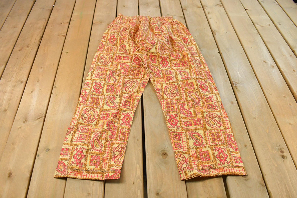 Vintage 1960s Paisley Pyjama Men's M