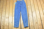 Vintage 1970s Deadstock Blue Bay Jean Company Denim Jeans Size 23 x 31 Made In USA