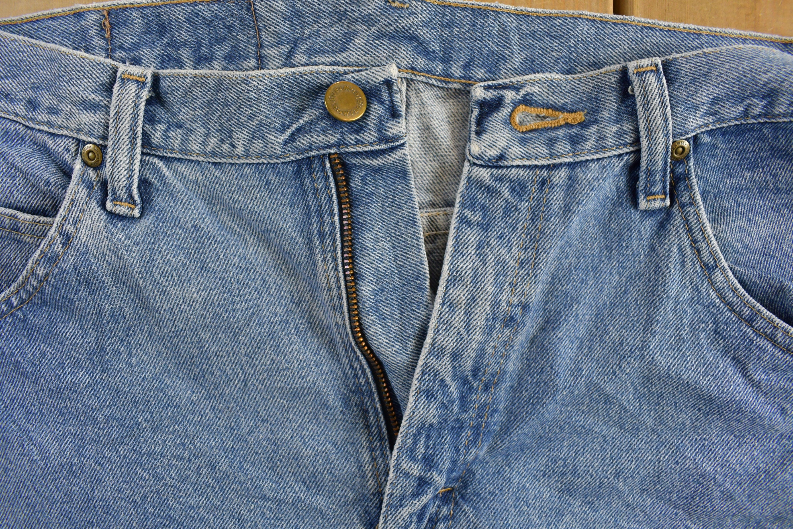 Vintage 1990s Wrangler Light Wash Relaxed Tapered Jeans