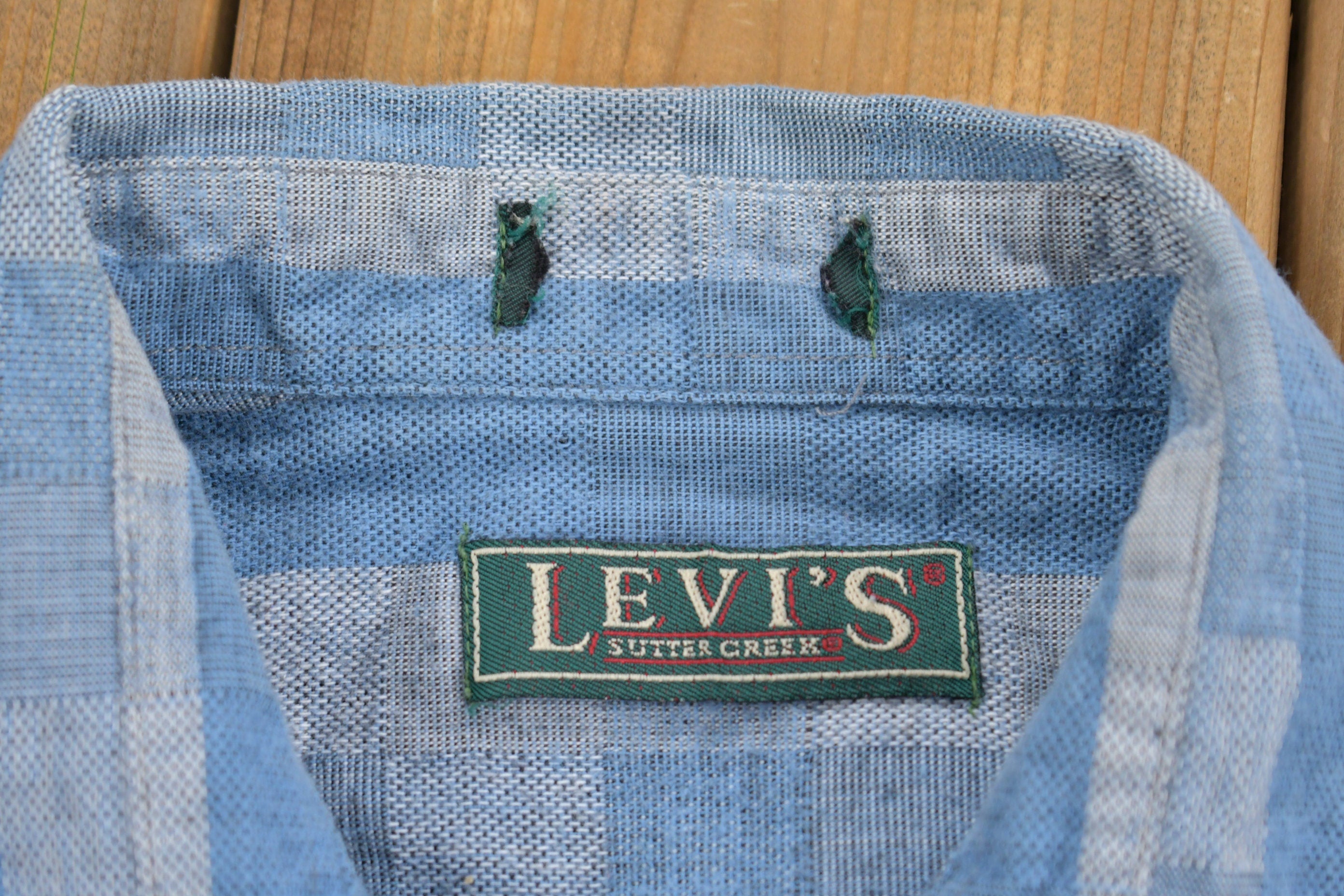 Vintage 1990s Levi's Plaid Button Up Shirt