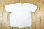 Vintage 1990s Cotton Ginny Blank White Souvenir T-Shirt Men's L