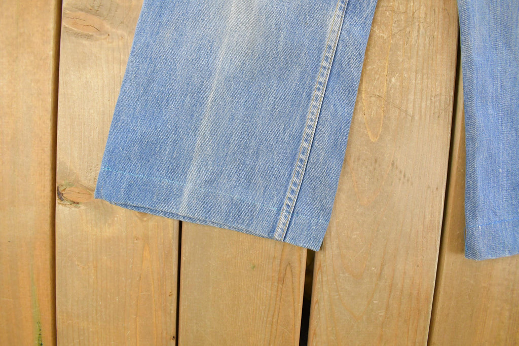 Vintage 1970s Flare Bell Bottoms Denim Jeans Youth 28 x 23