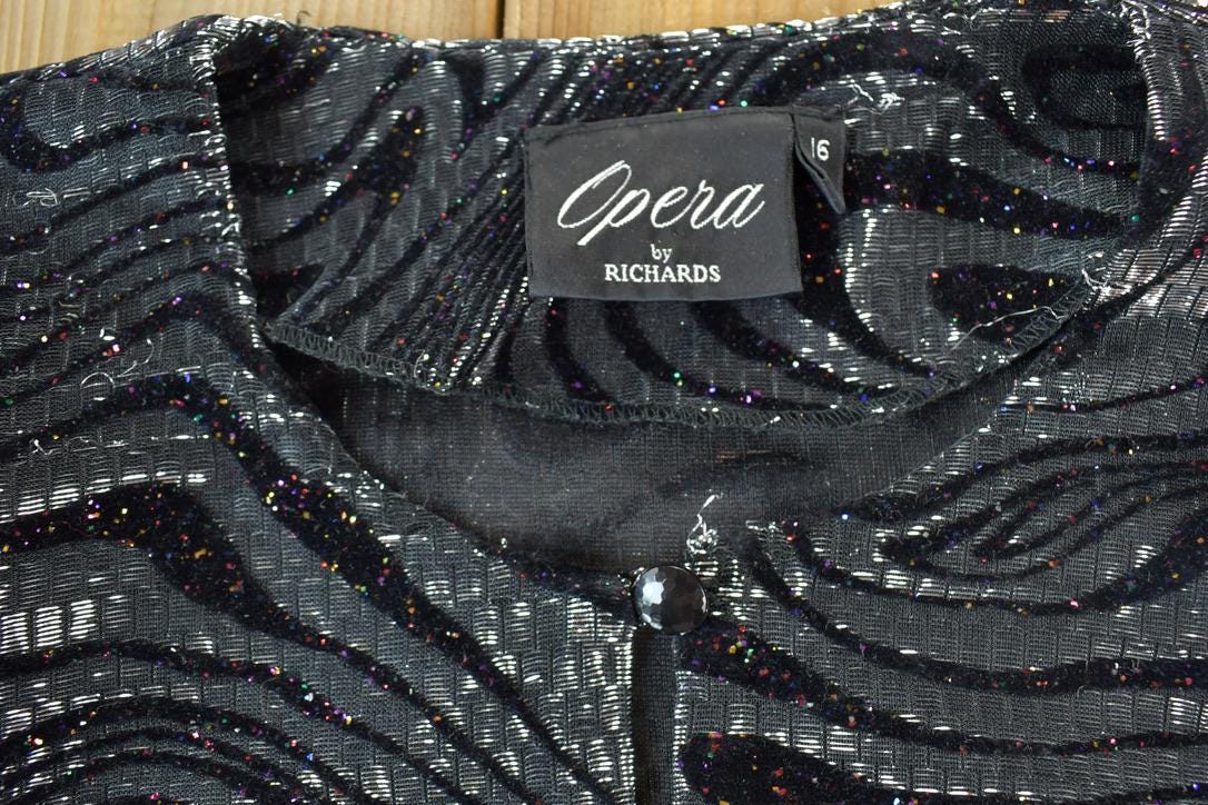 Vintage 1960s Sequin Fancy Button Up Shirt