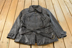 Vintage 1990s Otello Pelle Leather Motorcycle Jacket Women's M / Leather Biker Jacket / Leather Coat / Winter Outerwear / 90s Jacket