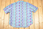 Vintage 1990s Tapestry Abstract Button Up Shirt Men's XL