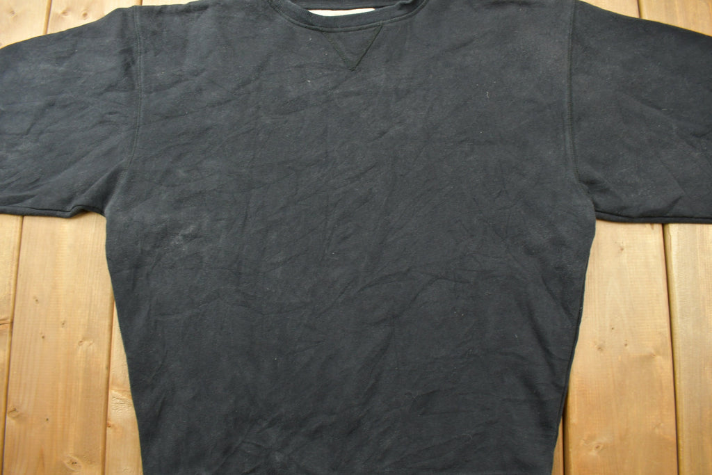 Vintage 1990s AI EAD Blank Black Crewneck Sweatshirt