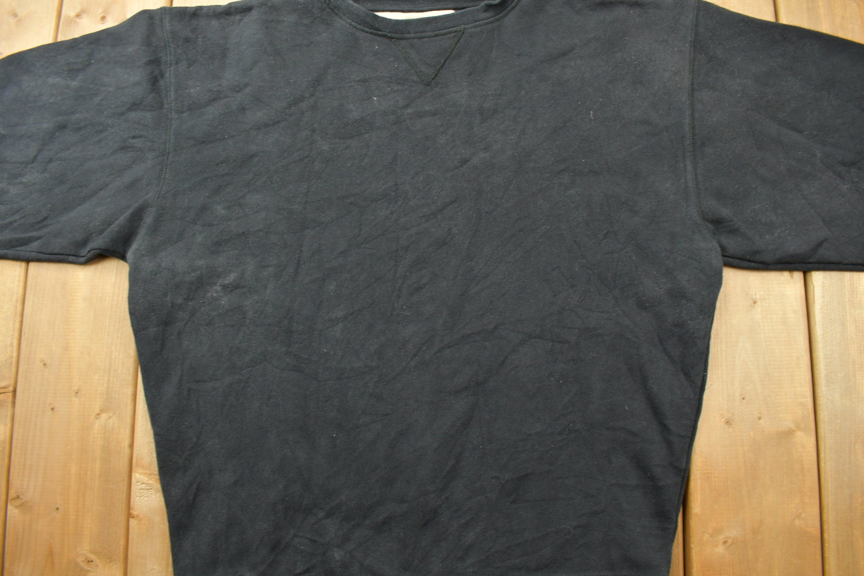 Vintage 1990s AI EAD Blank Black Crewneck Sweatshirt