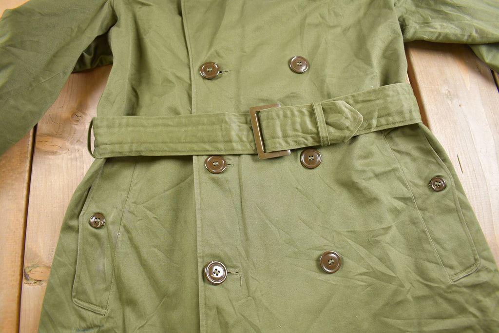 Vintage 1950s Military Overcoat