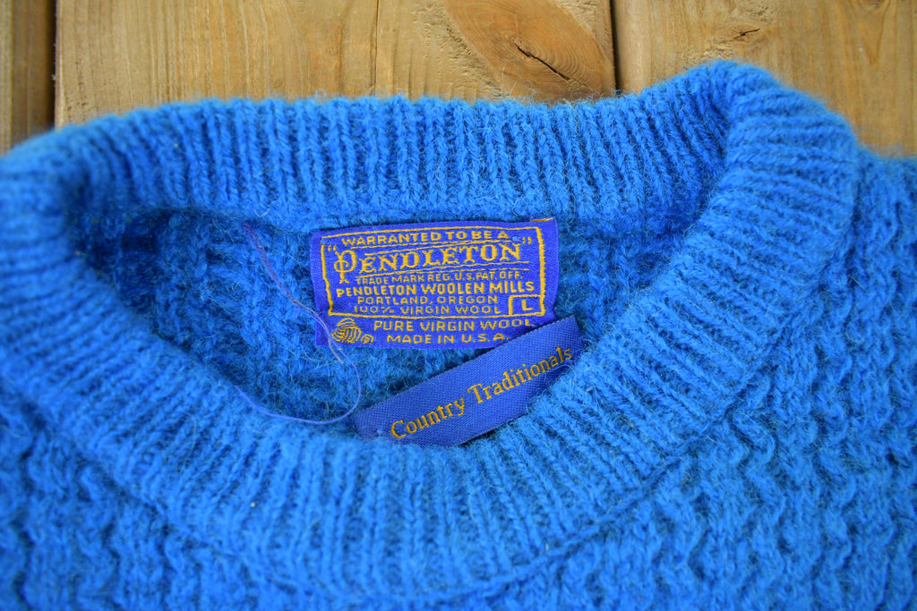 Vintage 1980s Pendleton Wool Knit Sweater Men's S-M