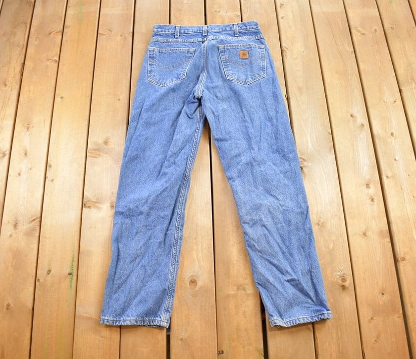 Vintage 1990s Carhartt Blanket Lined Work Pants Size 33x32