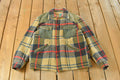 Vintage 1980s Lakewood Sherpa Lined Wool Flannel Shirt Jacket Men's Large