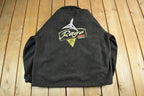Vintage 1990s Rage Broadheads Hunting Fleece Jacket Men's XL