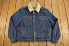 Vintage 1990s Rio Grande Outerwear Sherpa Lined Denim Jacket