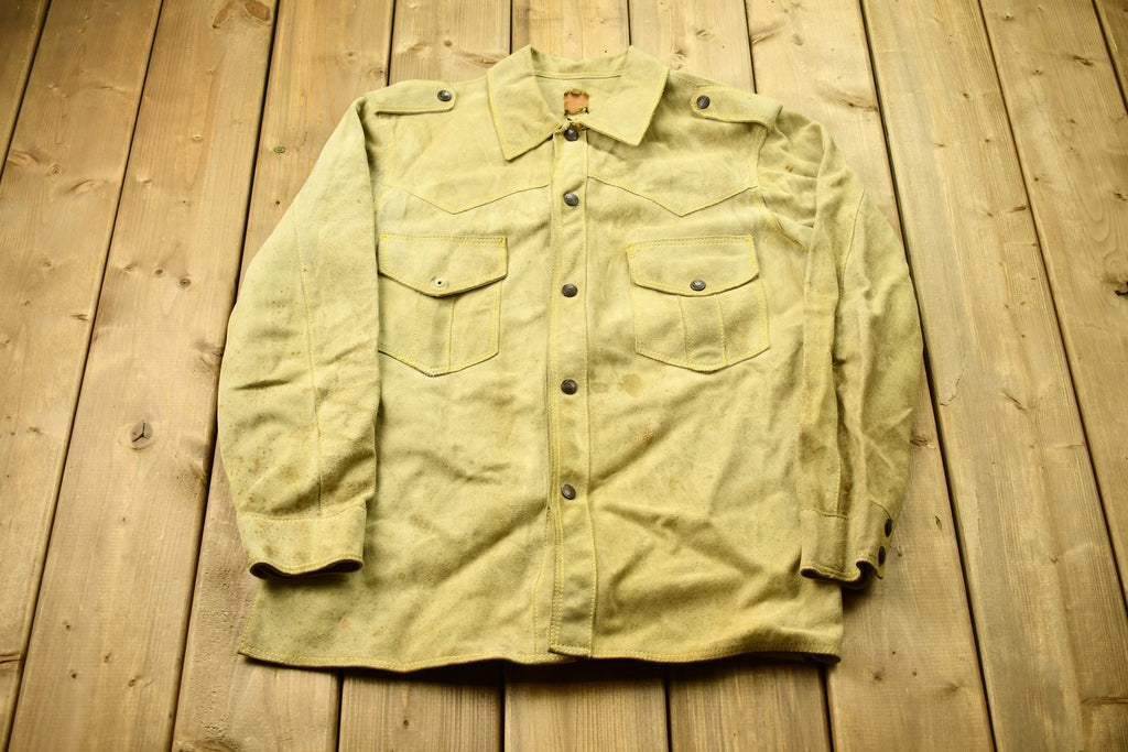 Vintage 1990s Suede Leather Jacket