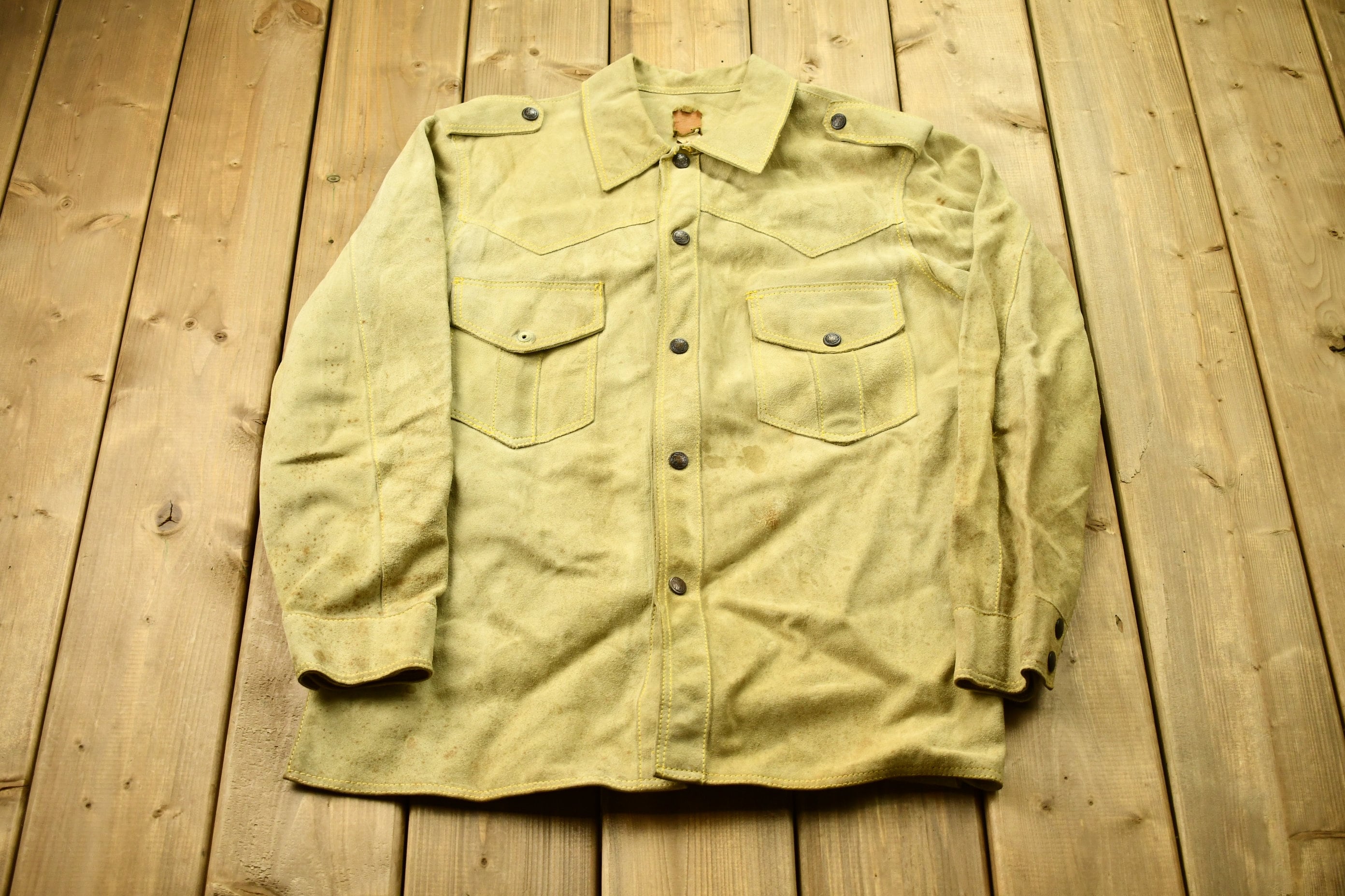 Vintage 1990s Suede Leather Jacket