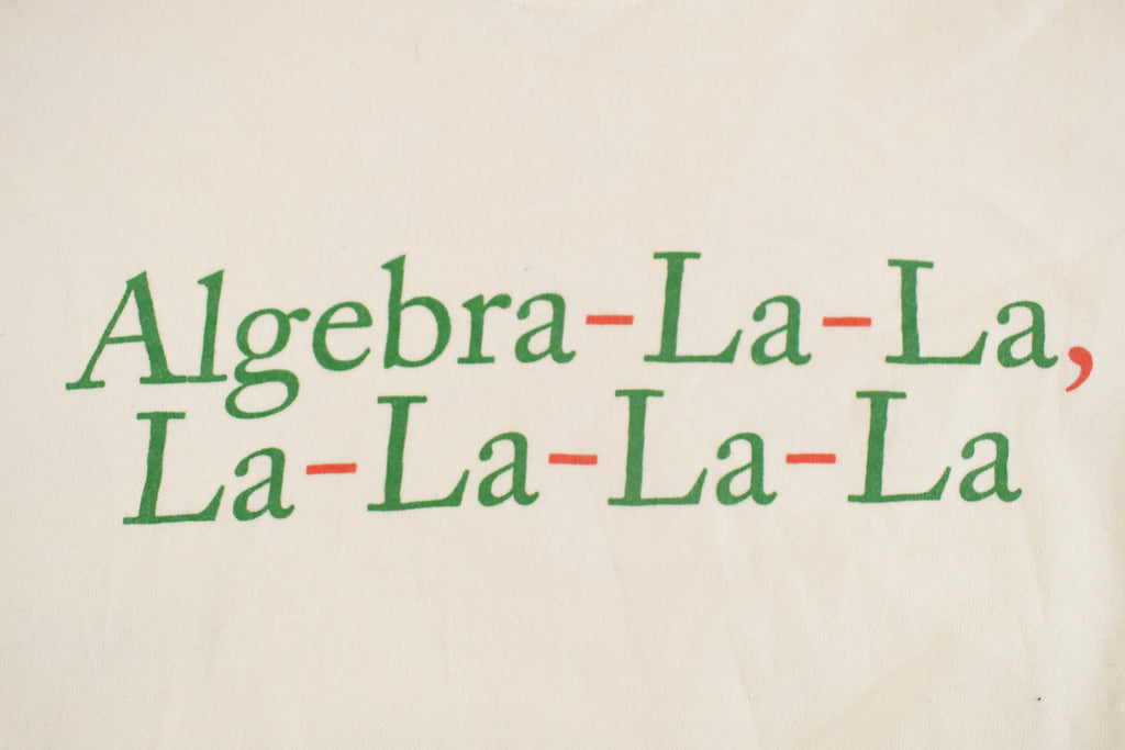 Vintage 1990s Algebra Souvenir Math Crewneck Sweatshirt Mens M /