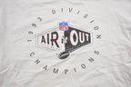 Vintage 1993 Air It Out NFL Flag Football Champions Crewneck Short Sleeve Sweatshirt