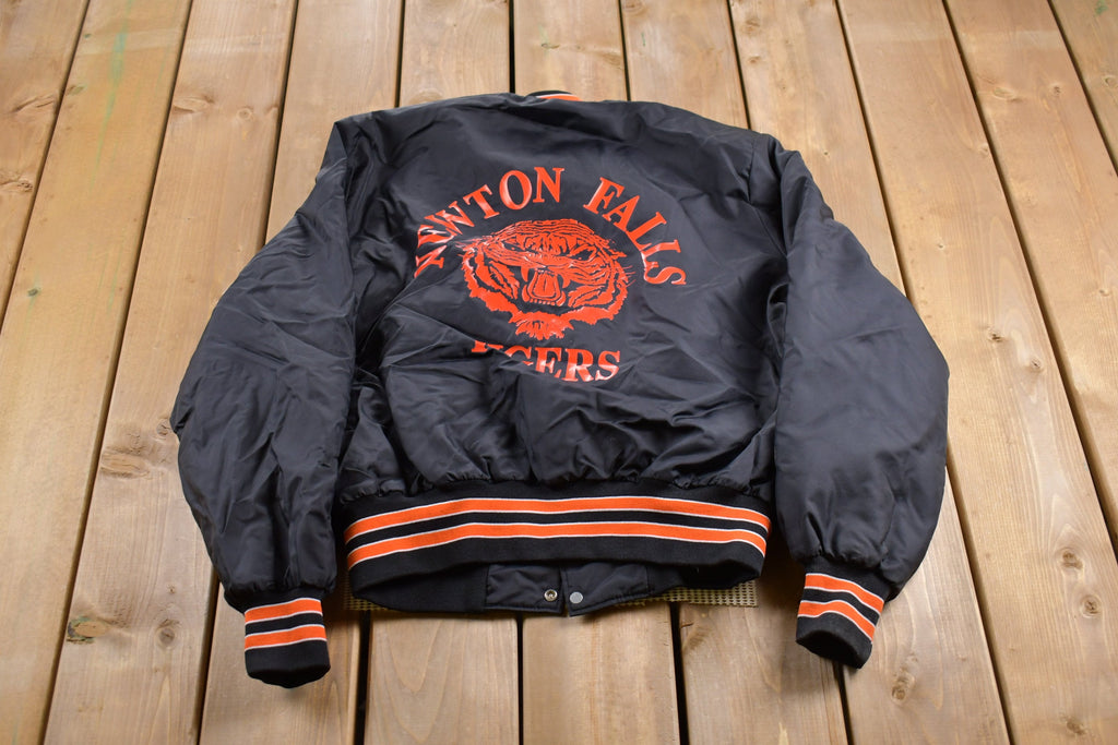 Vintage 1990s Holloway Newton Falls Tigers Bomber Jacket
