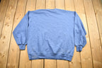 Vintage 1990s Russell Athletics Blank Blue Crewneck Sweatshirt