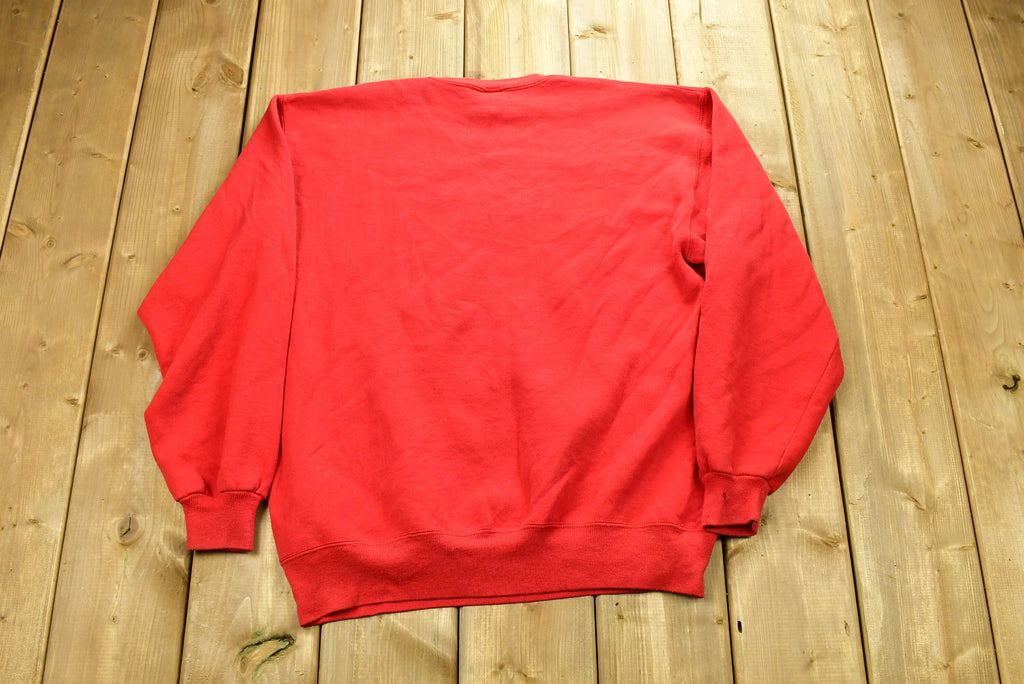 Vintage 90's "Let It Snow" Christmas Sweater , 90s Holiday Crewneck , Russell Athletics , Made In USA , Winter Wear , Festive Graphic Print