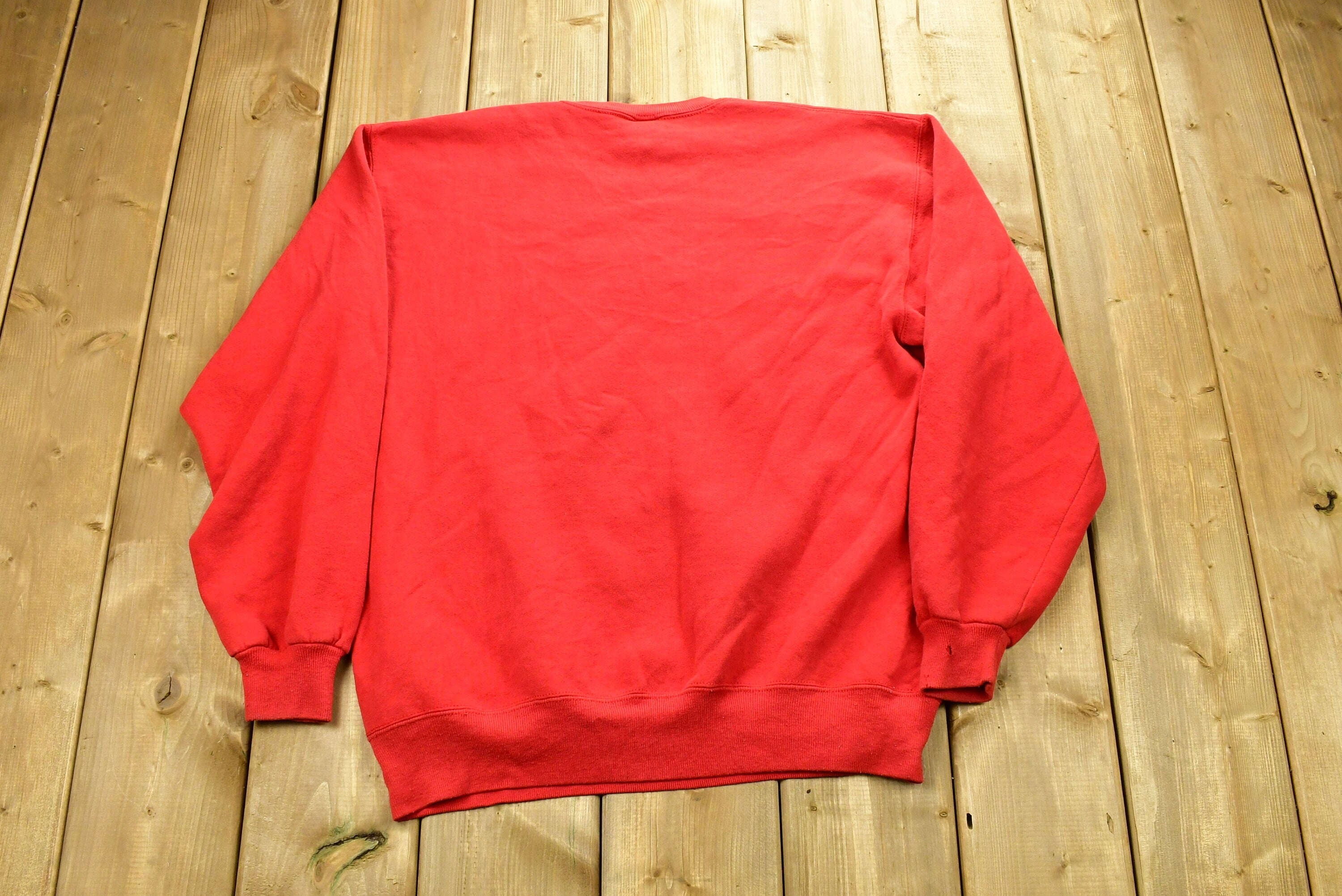 Vintage 90's "Let It Snow" Christmas Sweater , 90s Holiday Crewneck , Russell Athletics , Made In USA , Winter Wear , Festive Graphic Print