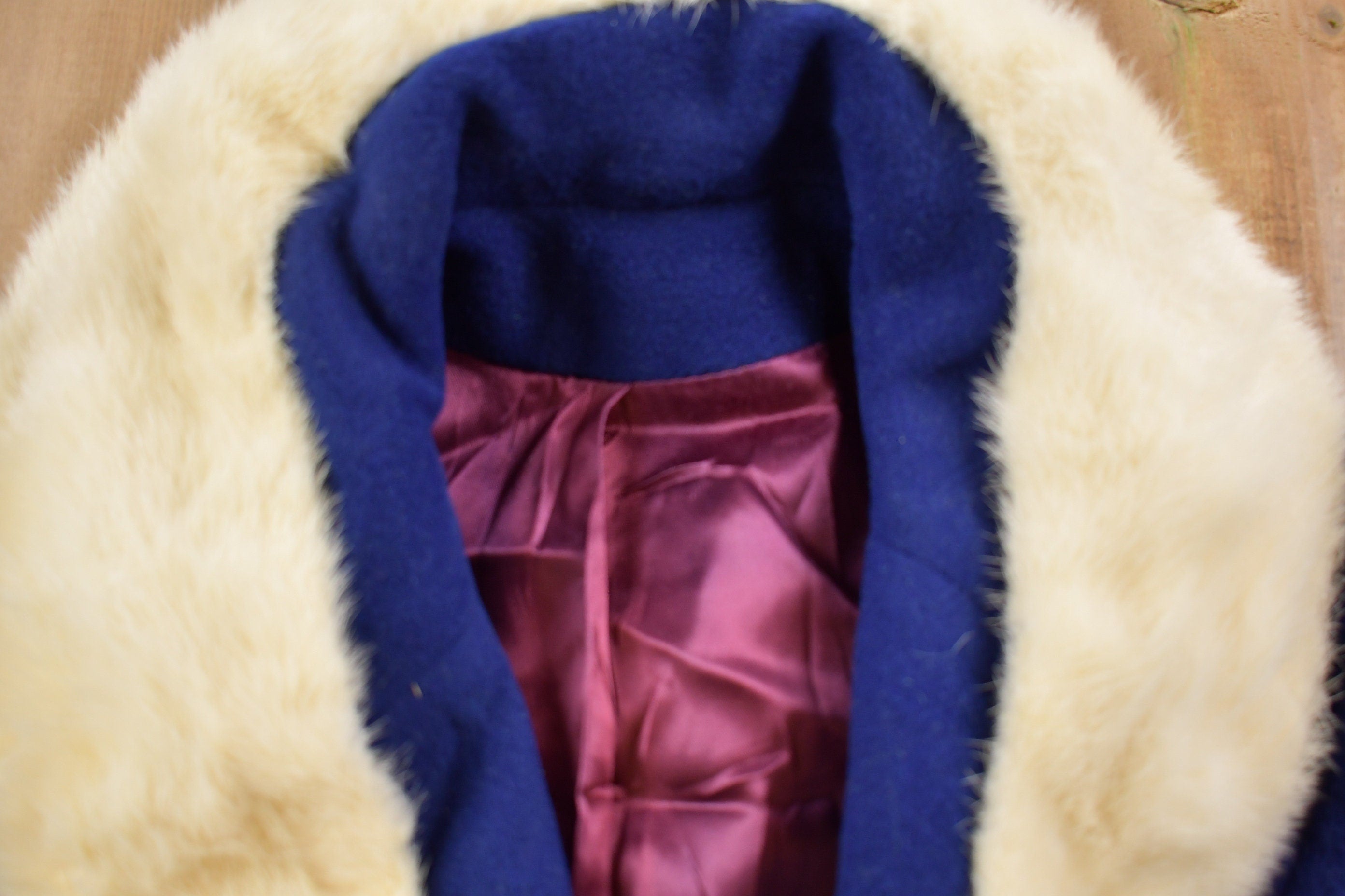 Vintage 1980s 100% Cashmere Fur Jacket