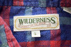 Vintage 1990s Wilderness Perfect For The Breeze Plaid Button Up Flannel Cottage Shirt