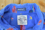 Vintage 1990s Salty Dog Gant Button Up Polo Shirt