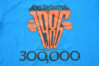 Vintage 1986 News Sun Sentinel 300,000 Souvenir T-Shirt 80s Hanes 50 50