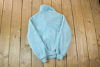 Vintage 1990s Junior Connection Fleece Sweater / Outdoorsman / 90s Sweater / Streetwear / Hiking / Fleece Zip up