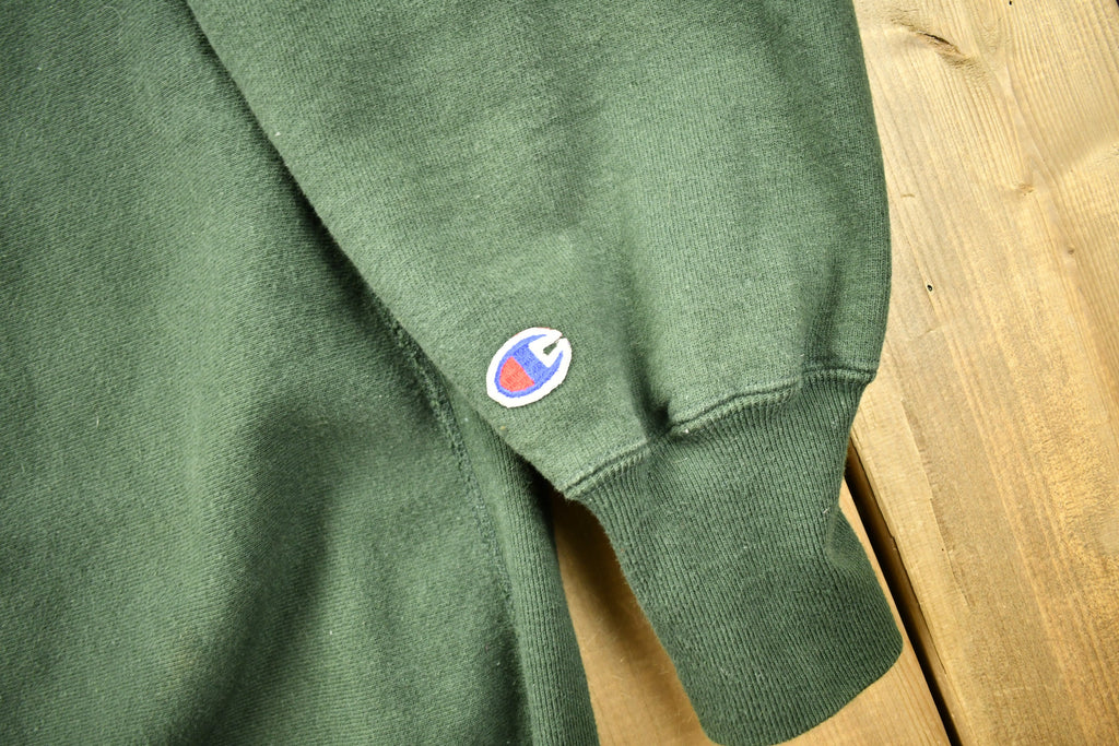 Vintage 1990s Forest Green Champion Reverse Weave Crewneck Sweatshirt