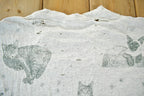 Vintage 1990s Cat Distressed T-Shirt
