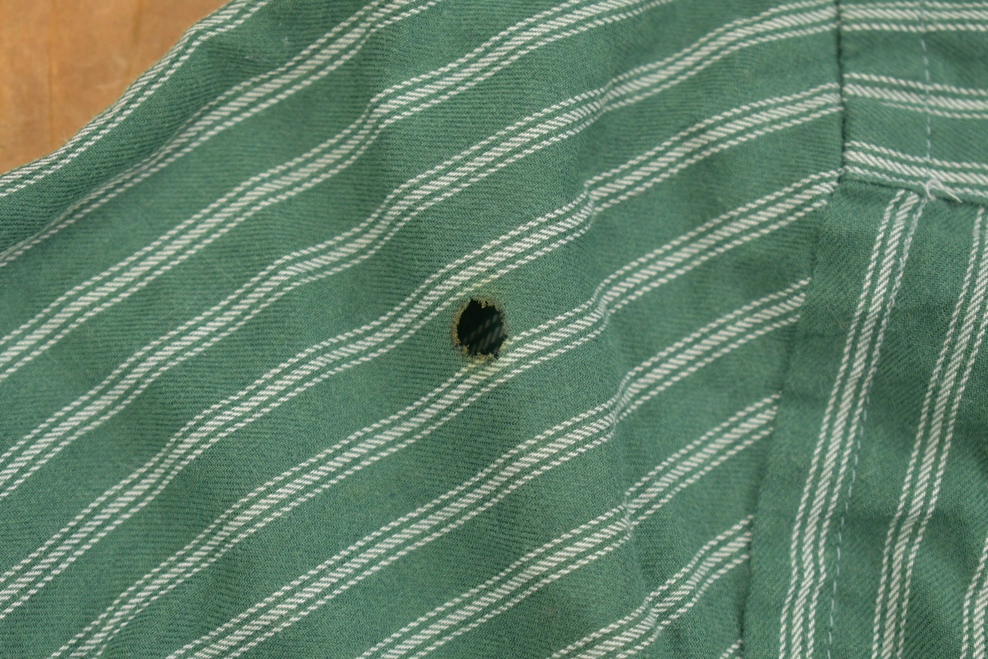 Vintage 1990s Ralph Lauren Chaps Embroidered Striped Button Up Shirt