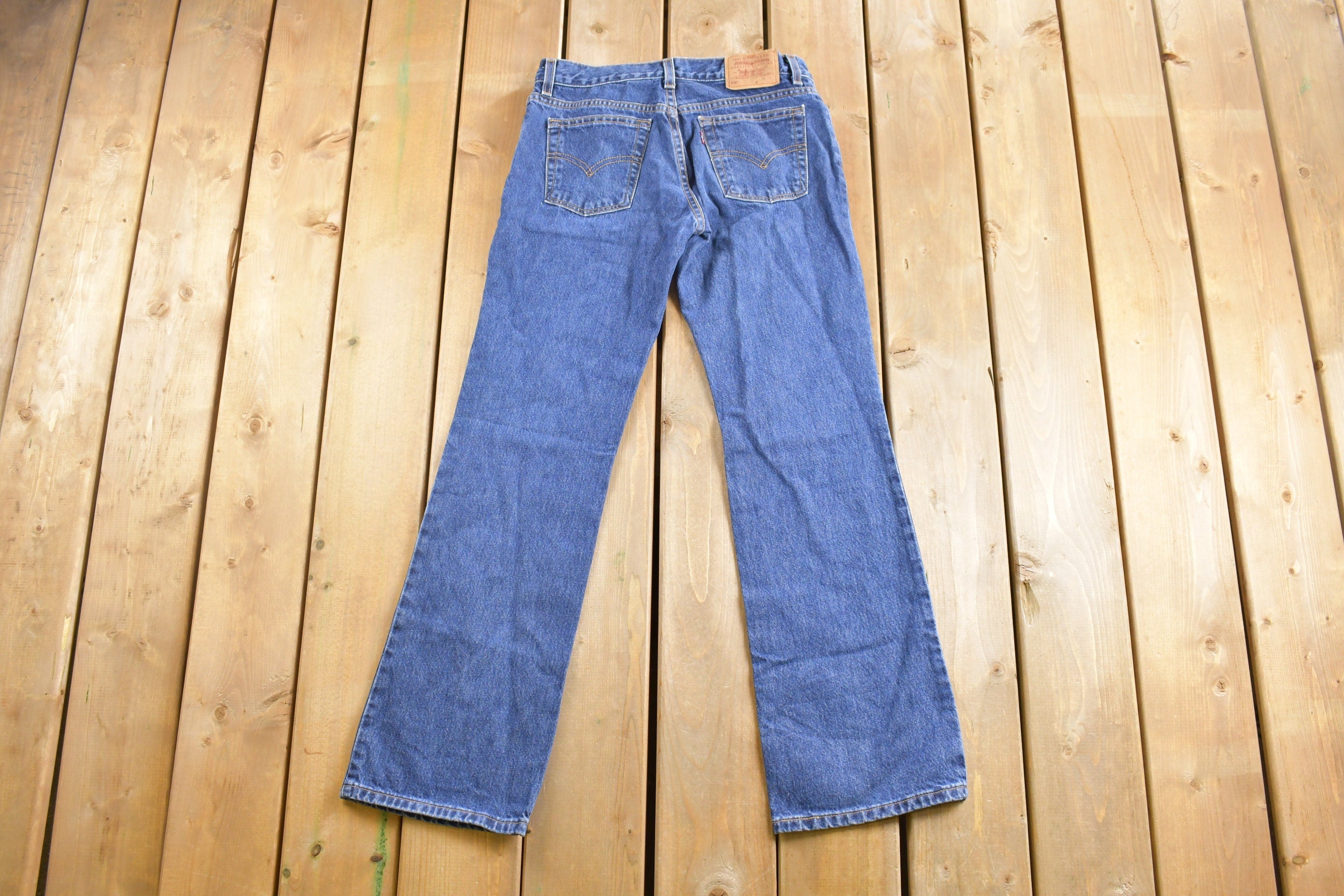 Vintage 1990s Levi's 518 Red Tab Denim Jeans Size 31 x 30